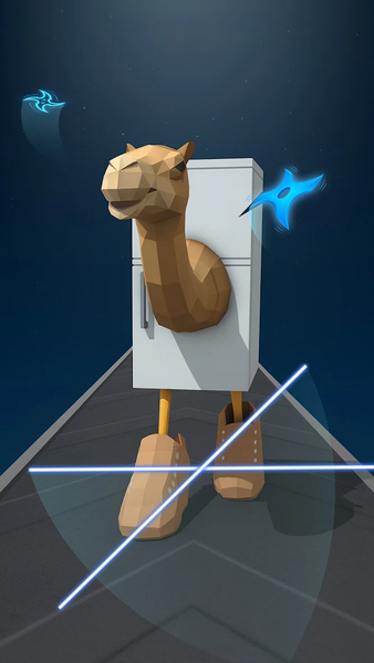 Shuriken Slice a Memerot - Gameplay image of android game