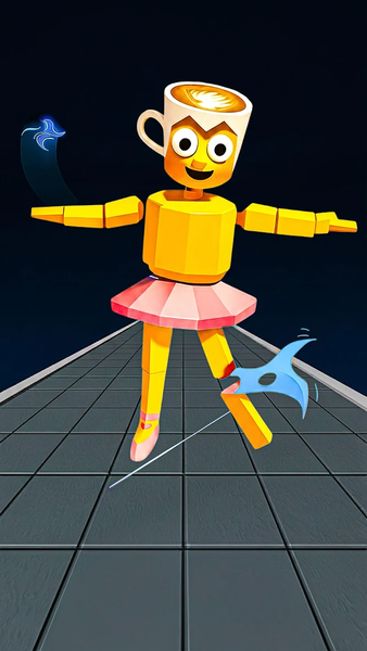 Shuriken Slice a Memerot - Gameplay image of android game