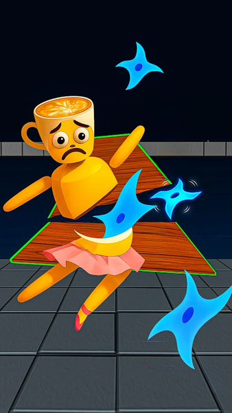 Shuriken Slice a Memerot - Gameplay image of android game