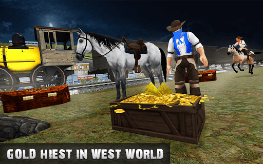 Snow West Mafia Cowboy Shoot - Gameplay image of android game