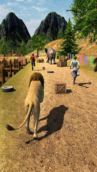 Wild Animal Run - عکس بازی موبایلی اندروید