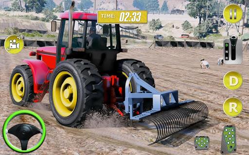 Tractor Farming simulator 19 - Gameplay image of android game