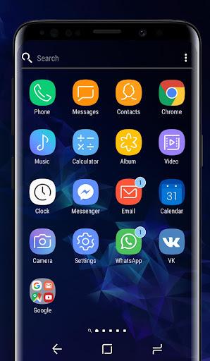 Galaxy S9 blue | Xperia™ Theme - عکس برنامه موبایلی اندروید