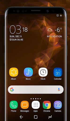 Galaxy S9 orange | Xperia™ Theme - Image screenshot of android app