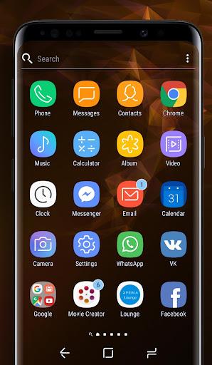 Galaxy S9 orange | Xperia™ Theme - Image screenshot of android app