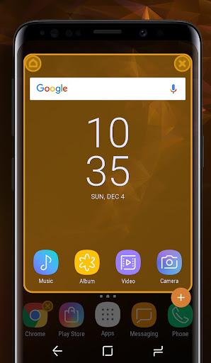 Galaxy S۹ orange | Xperia™ Theme - عکس برنامه موبایلی اندروید
