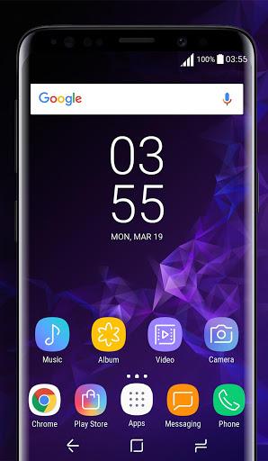 Galaxy S9 purple Theme - Image screenshot of android app