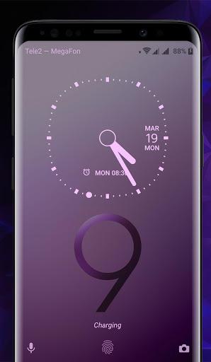 Galaxy S۹ purple Theme - عکس برنامه موبایلی اندروید