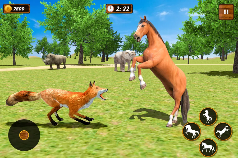 Wild Horse Family Simulator - عکس بازی موبایلی اندروید