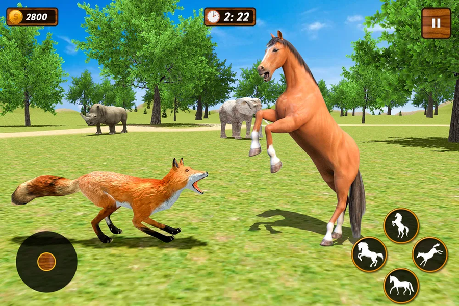 Wild Horse Family Simulator - عکس بازی موبایلی اندروید