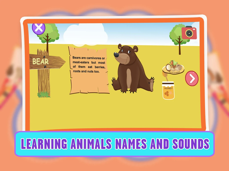 Learning Animal Coloring Games - عکس بازی موبایلی اندروید