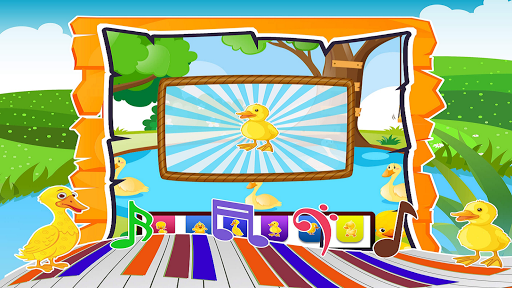 Baby Piano Duck Sounds Games - Image screenshot of android app