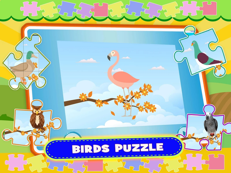 Jigsaw Puzzles For Kids Games - Gameplay image of android game