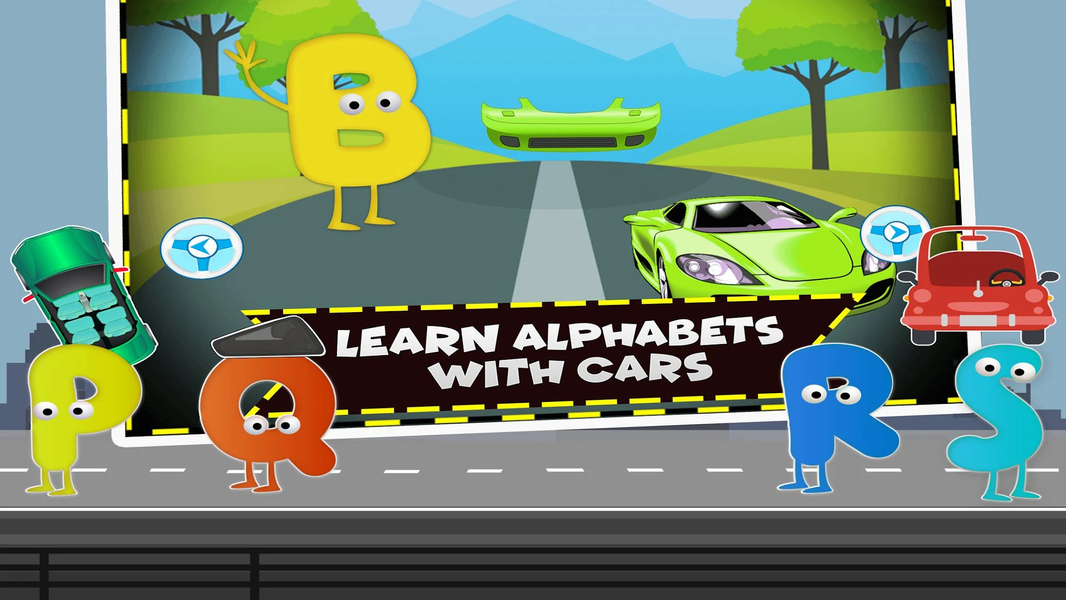 Car ABC Alphabet Kids Games - Gameplay image of android game