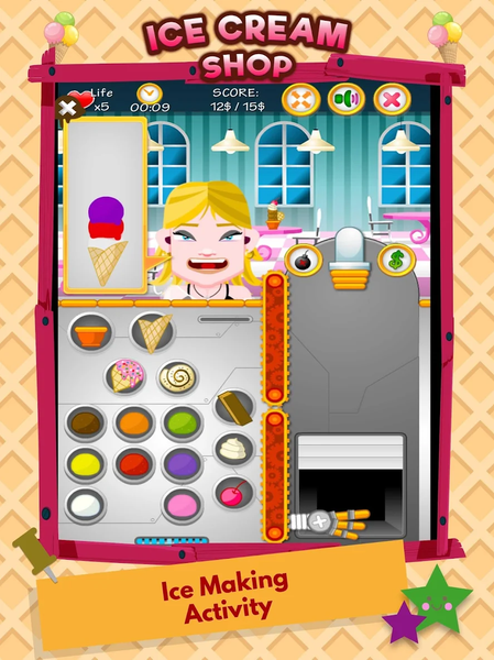 Learning Colors Ice Cream Shop - Gameplay image of android game