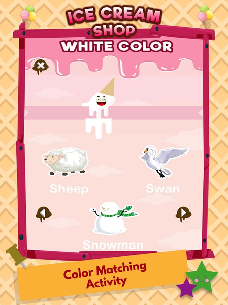 Learning Colors Ice Cream Shop - Gameplay image of android game