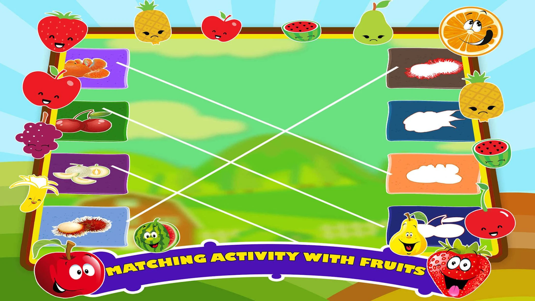 Fruits Alphabet ABC Kids Games - Gameplay image of android game
