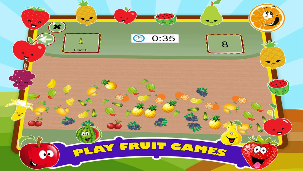 Fruits Alphabet ABC Kids Games - Gameplay image of android game
