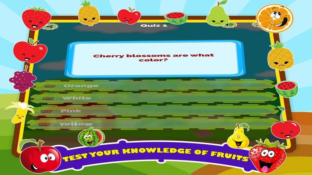 Fruits Alphabet ABC Kids Games - Gameplay image of android game