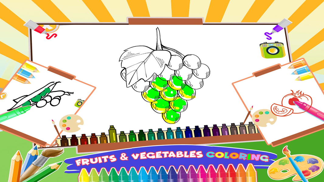 Coloring Book For Kids Games - Gameplay image of android game