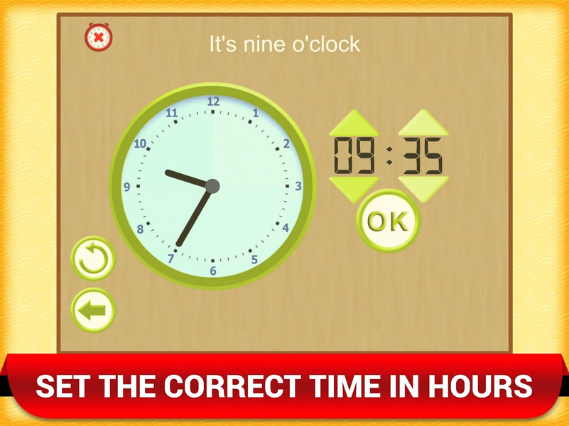 Learning Clock Math Time Game - عکس بازی موبایلی اندروید
