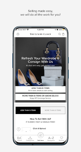 The Luxury Closet - Buy & Sell - عکس برنامه موبایلی اندروید