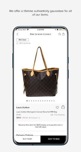 The Luxury Closet - Buy & Sell - عکس برنامه موبایلی اندروید