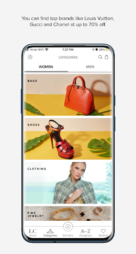 The Luxury Closet - Buy & Sell - Image screenshot of android app