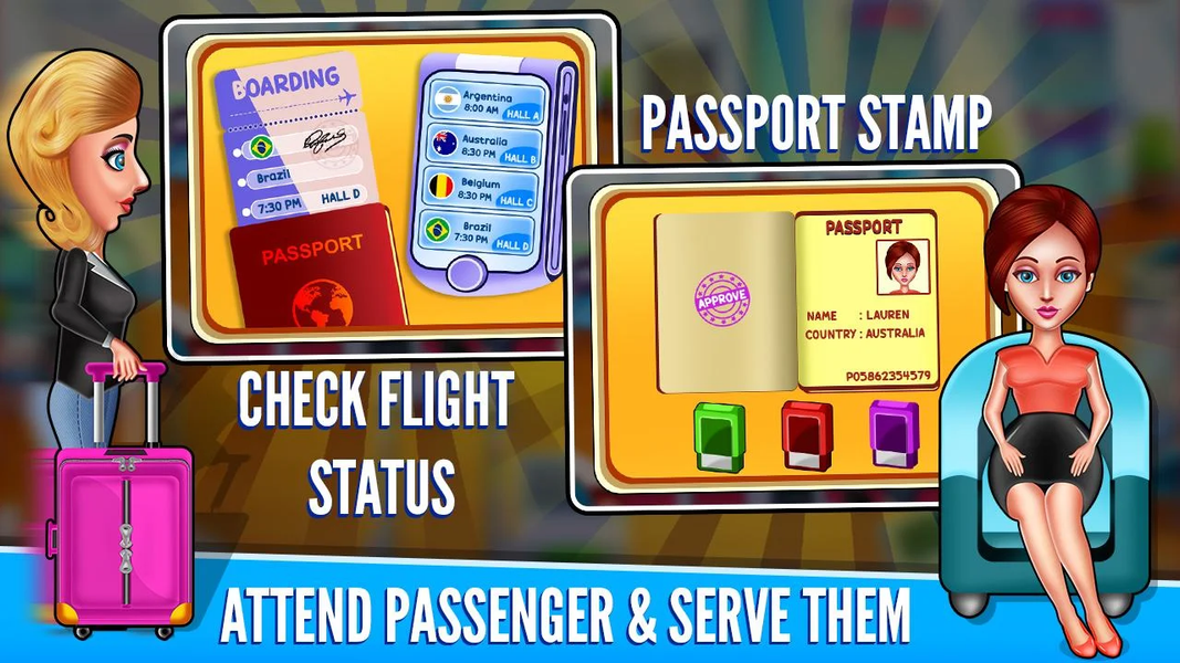 Airport Rush Management - عکس بازی موبایلی اندروید