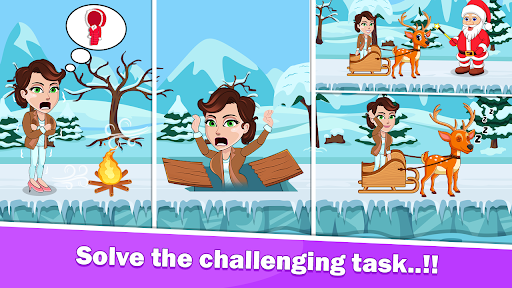 Help The Girl: Rescue Puzzle - عکس برنامه موبایلی اندروید