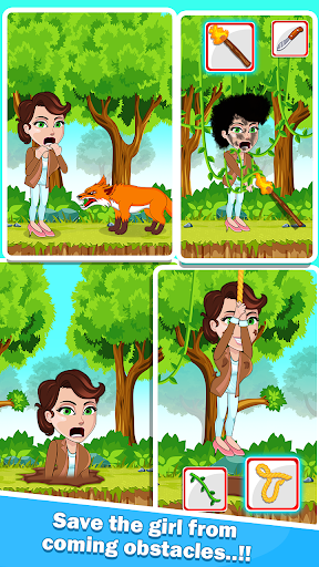 Help The Girl: Rescue Puzzle - عکس برنامه موبایلی اندروید
