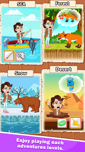 Help The Girl: Rescue Puzzle - عکس برنامه موبایلی اندروید