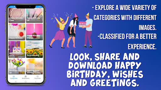Birthday Wishes and Greetings - Image screenshot of android app
