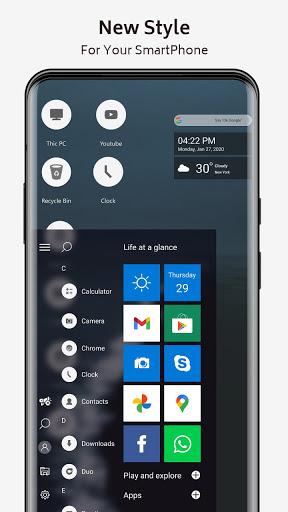 Ash Theme for Launcher - Image screenshot of android app