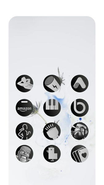 Black & White Theme - Image screenshot of android app