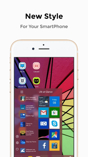 Candy Theme for Computer Launcher - عکس برنامه موبایلی اندروید