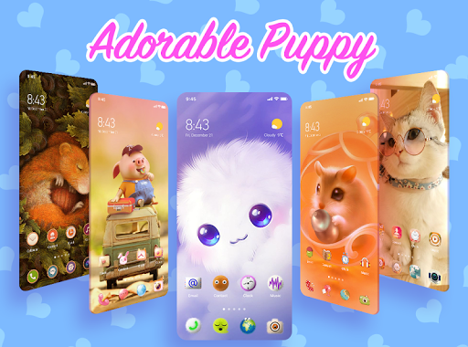 Cute Pets Themes - customized cat&doggy Wallpapers - عکس برنامه موبایلی اندروید