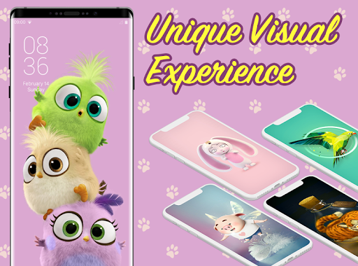 Cute Pets Themes - customized cat&doggy Wallpapers - Image screenshot of android app