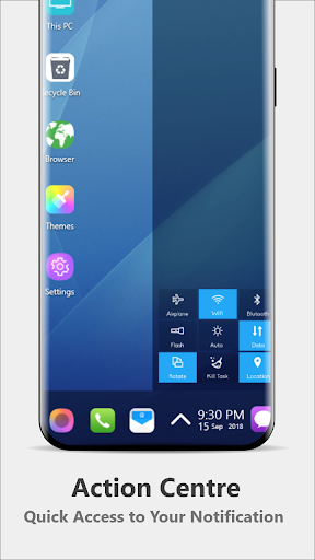 Computer Launcher Theme win 10 - Image screenshot of android app