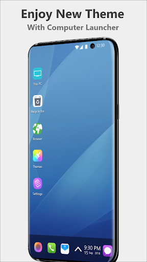 Computer Launcher Theme win 10 - Image screenshot of android app