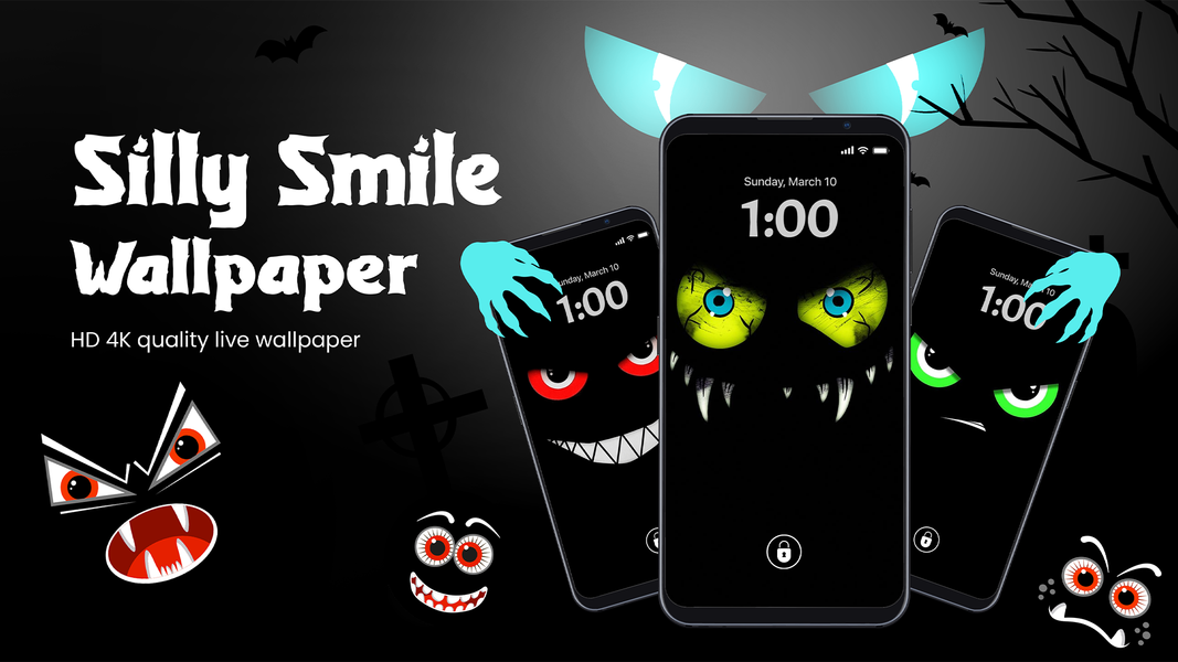 Funky Smiles - Silly Wallpaper - عکس برنامه موبایلی اندروید
