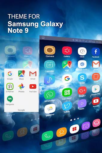Theme for Samsung Galaxy Note 9 - عکس برنامه موبایلی اندروید
