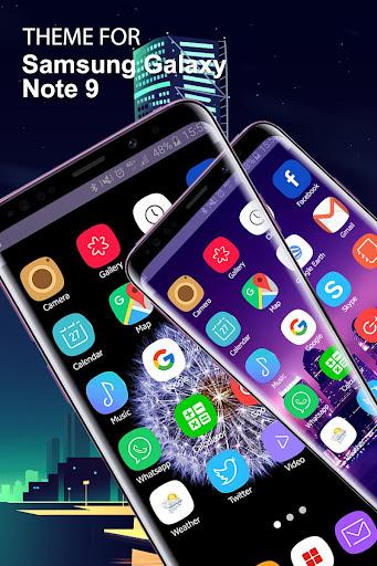 Theme for Samsung Galaxy Note 9 - عکس برنامه موبایلی اندروید