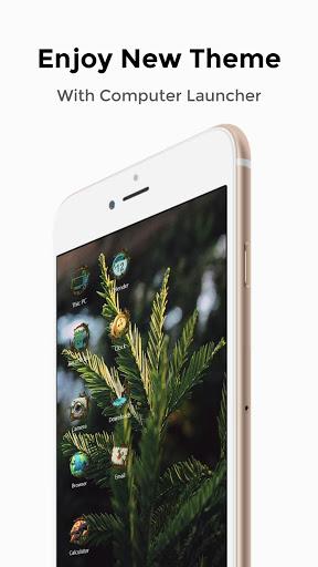 Green Nature Theme For Computer Launcher - عکس برنامه موبایلی اندروید