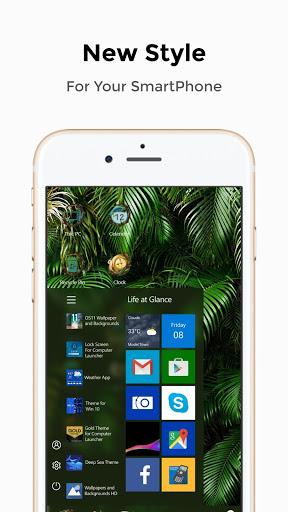 Green Nature Theme For Computer Launcher - عکس برنامه موبایلی اندروید