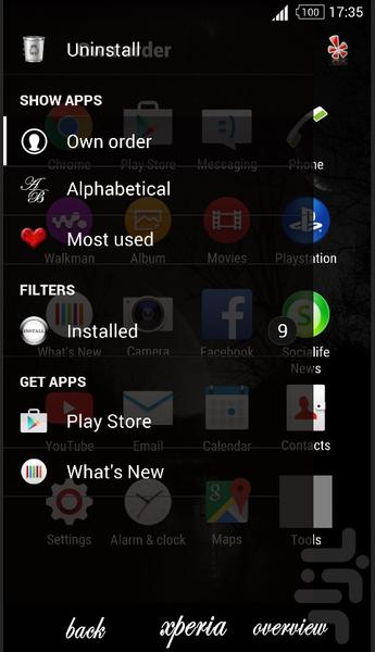 SONY MSH THEME 1 - Image screenshot of android app
