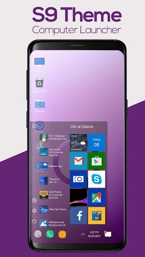 S9 Theme For computer Launcher - Image screenshot of android app