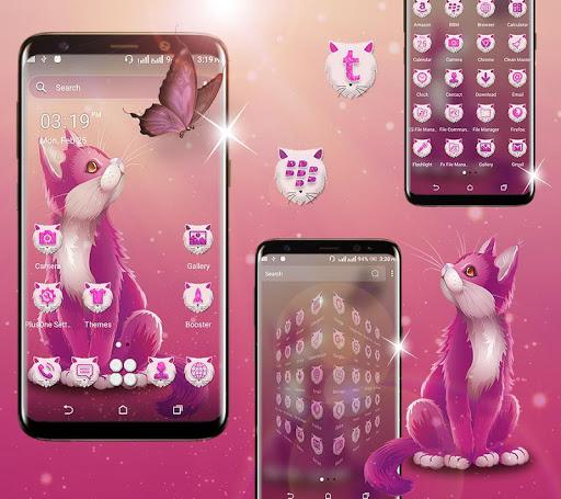 Cat Butterfly Launcher Theme - عکس برنامه موبایلی اندروید