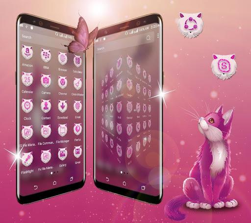Cat Butterfly Launcher Theme - عکس برنامه موبایلی اندروید