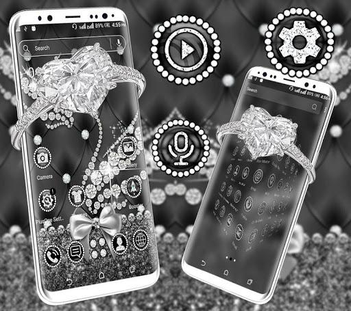 Diamond Swan Launcher Theme - عکس برنامه موبایلی اندروید